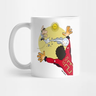 Messi vs Ochoa Mug